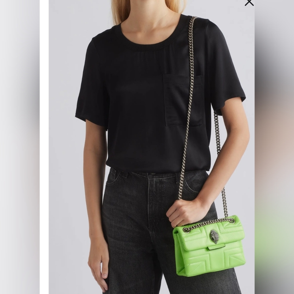 Mini Leather Kensington Leather Shoulder Bag KURT GEIGER LONDON - Picture 14 of 15